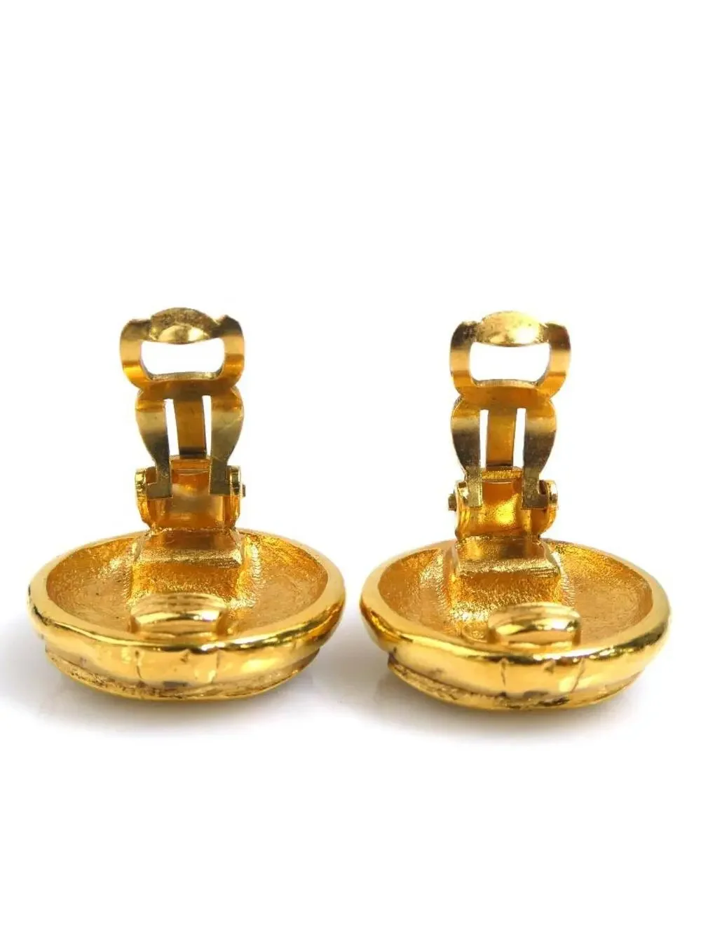 Auth Chanel Vintage Cc Logo Clip On #307822C29B